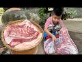 Yummy pork belly cooking with country style  chef seyhak