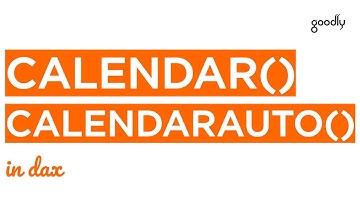 CALENDAR and CALENDARAUTO Function in DAX