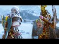 Mimir Leaves Kratos For His Lover Sigrun Scene - God Of War Ragnarok PS5 2022