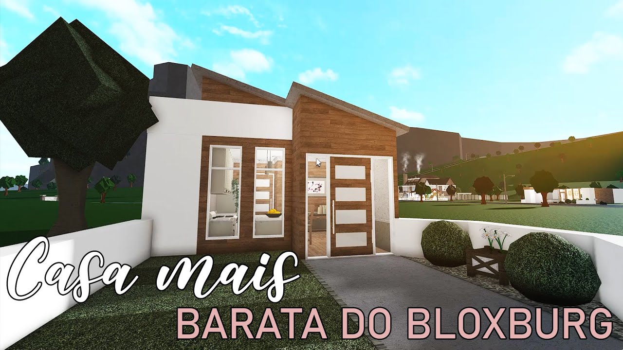 Bloxburg - A CASA MAIS BARATA QUE VOCÊ VAI VER HOJE ! 