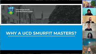 UCD Smurfit School information webinar featuring US students and alumni