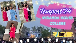 TEMPEST’24 DAY-1 , Miranda House | Delhi University #tempest #delhiuniversity #mirandahouse