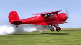 Beech D17S Staggerwing N69H aircraft presentation