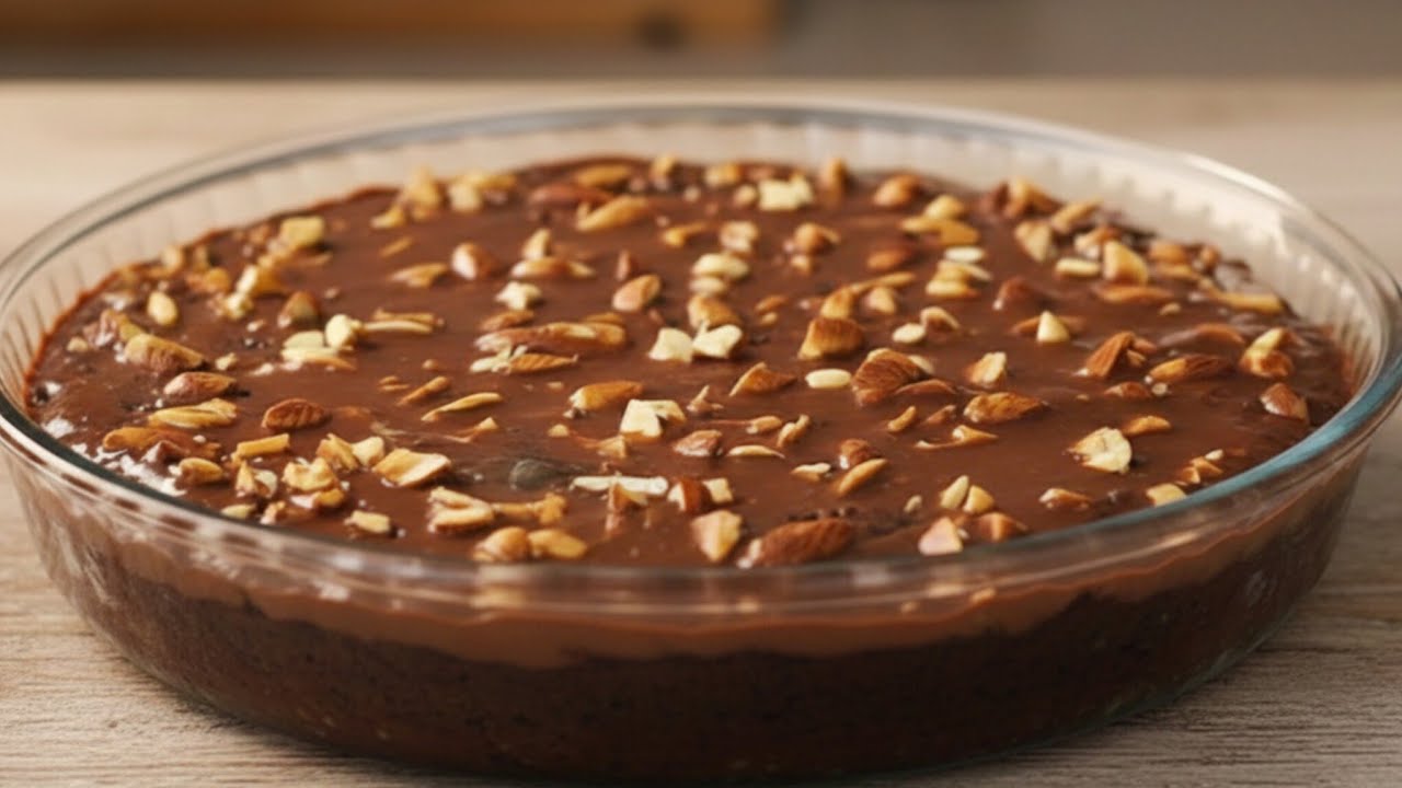 هاتي دقيق الشوفان والكاكاو والموز وحضري احلى كيك صحي بدون سكر ولا زبده ولا زيت ولا دقيق