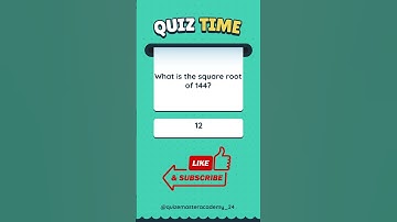 What is the square root of 144