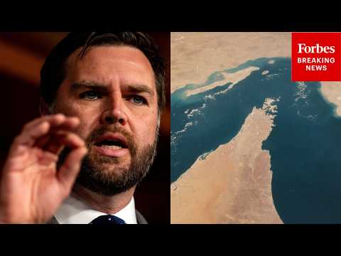 BREAKING NEWS: Vance Says U.S. Is 'Not Seeing Any Evidence' Of Hormuz Closure Amid Iranian Claims