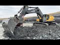 Volvo EC700B Excavator Loading Trucks And Operator View - Interkat SA