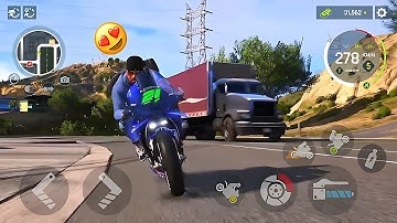 Real Motorcycle Driving 3D Game - Motorbike Racing Gameplay - iOS Android
