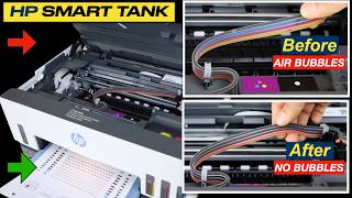 How To Remove Air From Ink Pipes In HP Printers ?