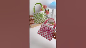 ✨Easy Paper Bag 🛍️ #shorts #diy #craft #youtubeshorts_