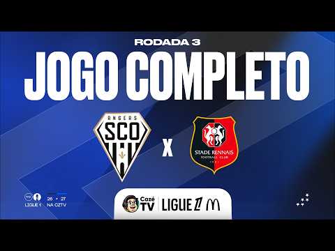 JOGO COMPLETO (SOM AMBIENTE): ANGERS X RENNES | LIGUE 1 26/27 | 3ª RODADA