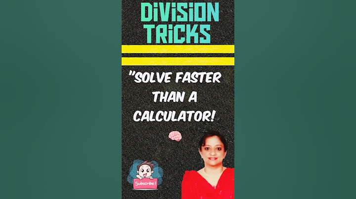 Math tricks maths division Tricks math tricks and tips viral division hack math hack maths hack