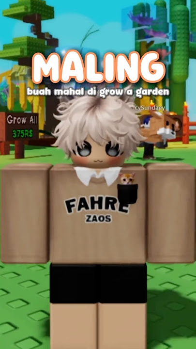 Maling Buah Mahal di Grow a Garden Roblox 🤣