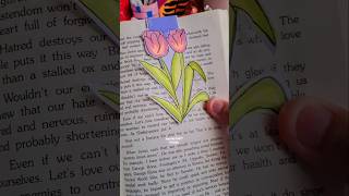 BOOKMARK IDEAS🌷#artist #art #craft #shorts #ytshorts #bookmarkideas #bookmark #youtubeshorts #fypシ