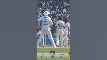 Babar Azam picks the length and dispatches it behind square — effortless timing for FOUR 🏏 🔥