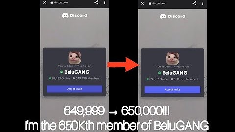 I am the 650,000th member of BeluGANG Discord Server!!!!!!