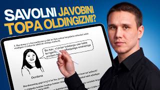 2026-yil Xorijiy tillar maktabi imtihonida — Tanqidiy fikrlash yo'nalishidan chiqqan misol