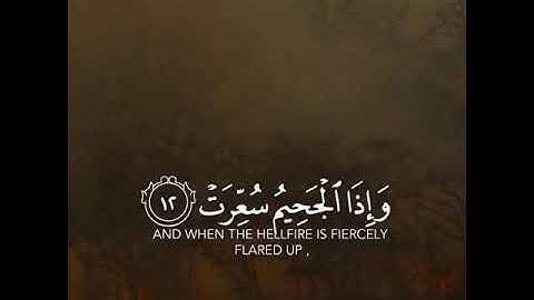ارح مسمعك قليلا ||القارئ أحمد خضر ||وَإِذَا الصُّحُفُ نُشِرَت۝وَإِذَا السَّماءُ كُشِطَت