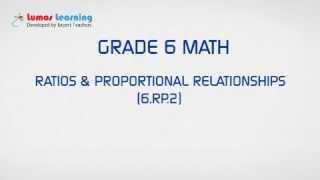 Grade 6 Math Unit Rates