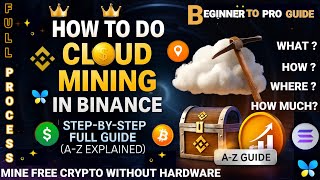 How to Do Cloud Mining on Binance | Full Step-by-Step Tutorial #Binance #CloudMining #cryptomining 