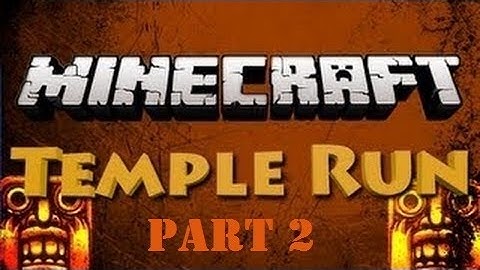 Temple Run 3 "Preview" w/ Smart Moving Mod part 2/2 | Minecraft