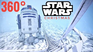 [360° VR] Star Wars Christmas Roller Coaster POV 360 도 롤러코스터 ジェットコースター 4K