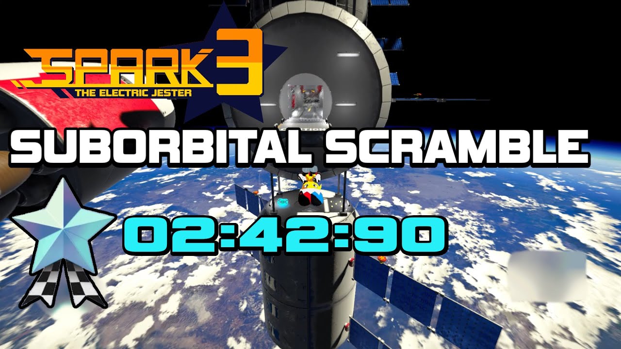Spark the Electric Jester 3 - 'Suborbital Scramble' Diamond Speed Medal [02:42:90] (No damage)