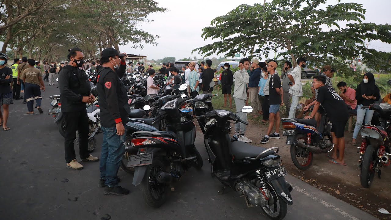 Puma Polda NTB Bersama Jajaran Polsekta Cakra Amankan Pebalap Liar di Mataram