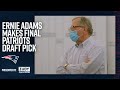 Ernie Adams Makes Final Draft Pick of His Career with the Patriots (New England Patriots)