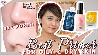 BYE HUGE PORES! BEST & NAKAKAKINIS NA PRIMER FOR OILY & DRY SKIN | TOP PRIMERS | MAE LAYUG