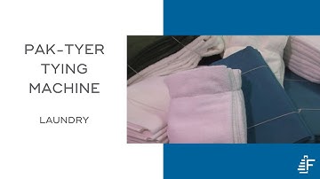 Laundry Tied with Pak-Tyer Tying Machine