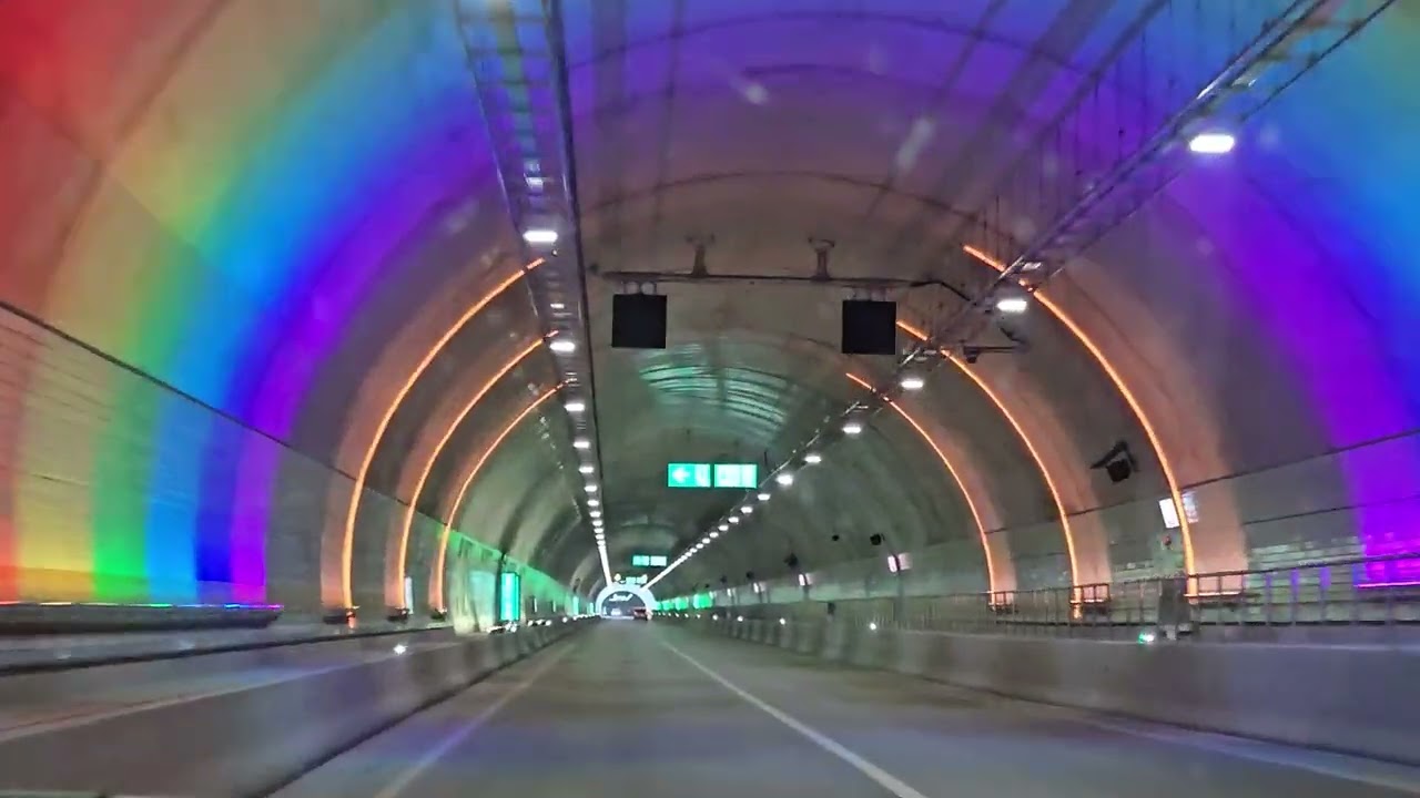 영덕포항 고속도로 남정1터널에서 남정9터널까지