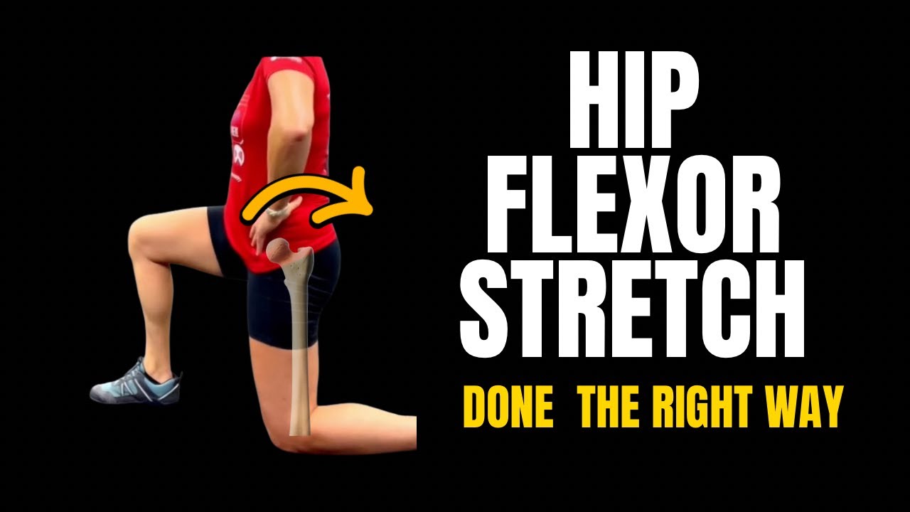Hip Flexor Stretch (done the right way) - YouTube