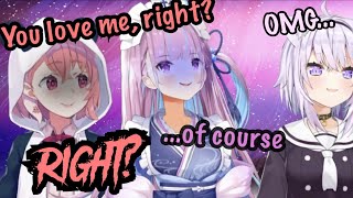 【ENG SUB】Sasaki threatens Aqua to say “I love you'(offline collab)