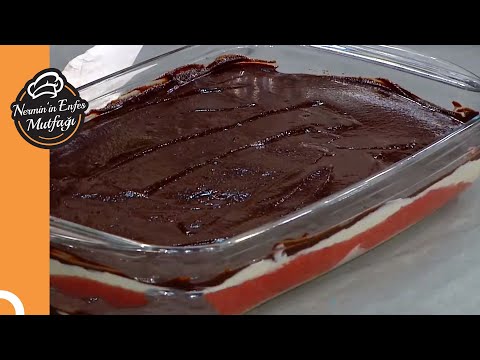 Çilek Soslu Çikolatalı Pasta - Nermin’in Enfes Mutfağı