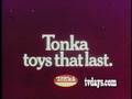 Tonka toy trucks 1972 toy commercials on dvd at tvdayscom