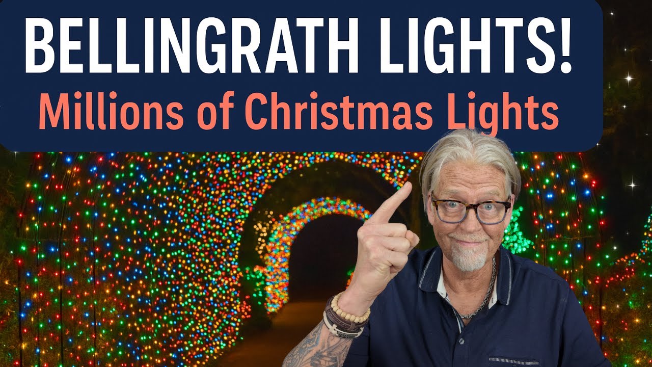 Рождественская иллюминация в садах Беллинграт 2025 | Волшебный семейный вечер в Алабаме