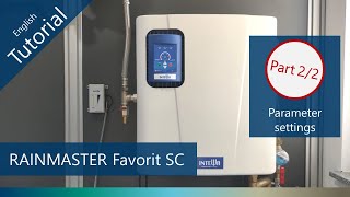 RAINMASTER Favorit SC - Parameter settings