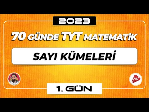 Sayı Kümeleri | 70 Günde TYT Matematik Kampı | 1.Gün | 2023 | #merthoca #70gündetyt #2023tayfa