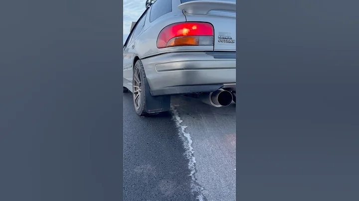Junkyard Honda Accord rear spats on the Impreza Outback Sport pt2! #subaru #gf8 #gc8 #gf4 #shorts