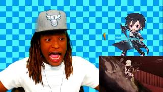 Sword Art Online - Kirito VS Dungeon lvl 100 Boss (Ultimate Sword Reward) | REACTION Sword Art Online - Kirito VS Dungeon lvl 100 Boss (Ultimate Sword Reward) | REACTION