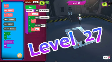 Rabbids Coding - Level 27  Tutorial | Walk-through  疯狂兔子学编程 第27关 教程|秘籍|攻略 | Guide