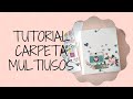 TUTORIAL SCRAP para hacer una CARPETA MULTIUSOS. INTERCAMBIOS, SNAILMAIL y mil cosas más.