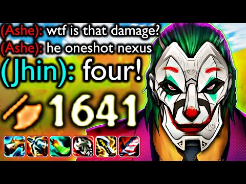THE MAXIMUM AD JHIN RECORD... 3000 CRITS
