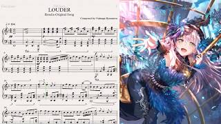 Miniatura de "「ピアノ楽譜 / Piano Sheets」Roselia - LOUDER"