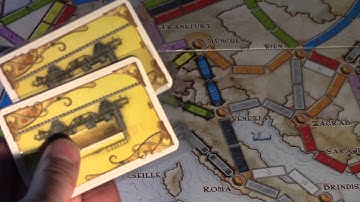 How to play Ticket to Ride Europe in less than 2 minutes -HD