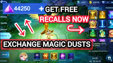 MLBB GET FREE RECALL EFFECTS ‼️WITHOUT USING DIAMONDS