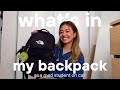 WHAT'S IN MY BAG 2025 | medical student on overnight call!