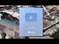  silver play button     unboxing silver play button trending unboxing