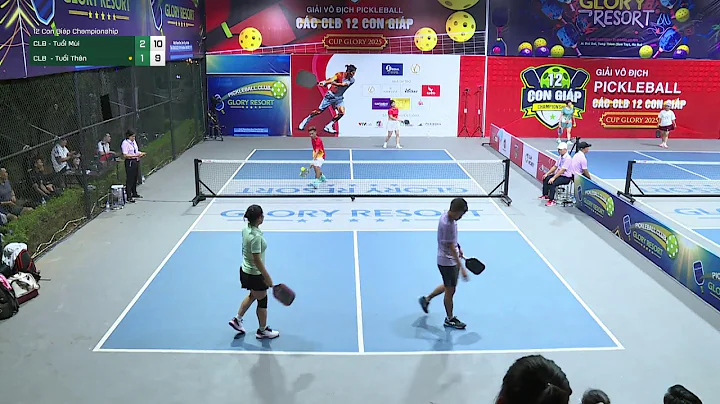 🛑TRỰC TIẾP | GIẢI VÔ ĐỊCH PICKLEBALL CÁC CLB 12 CON GIÁP - CUP GLORY 2025